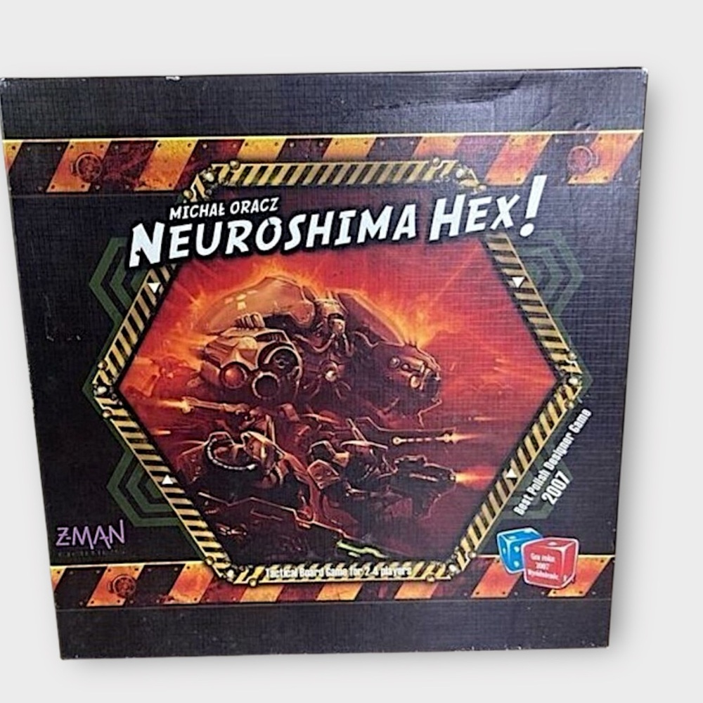 Neuroshima Hex 3rd Edition Board Game Z Man Sci Fi Strategy Missing Rulebook
